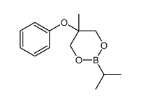 5-methyl-5-phenoxy-2-propan-2-yl-1,3,2-dioxaborinane Structure