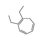 1,2-diethylcyclohepta-1,3,5-triene Structure