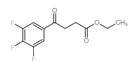 ETHYL 4-OXO-4-(3,4,5-TRIFLUOROPHENYL)BUTYRATE structure