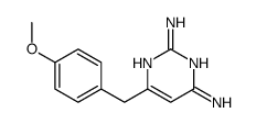 6-[(4-methoxyphenyl)methyl]pyrimidine-2,4-diamine Structure