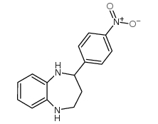 4-(4-nitrophenyl)-2,3,4,5-tetrahydro-1H-1,5-benzodiazepine Structure