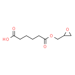 Hexanedioic acid, oxiranylmethyl ester结构式