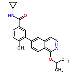 N-Cyclopropyl-3-(1-isopropoxy-6-phthalazinyl)-4-methylbenzamide结构式