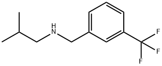 (2-甲基丙基)({[3-(三氟甲基)苯基]甲基})胺结构式