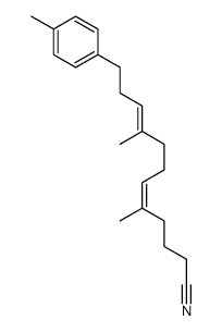 5,9-dimethyl-12-(4-methylphenyl)dodeca-5,9-dienenitrile Structure