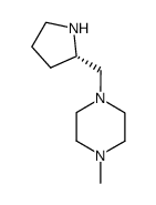Piperazine, 1-methyl-4-[(2S)-2-pyrrolidinylmethyl]- (9CI)结构式