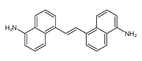 5-[2-(5-aminonaphthalen-1-yl)ethenyl]naphthalen-1-amine Structure