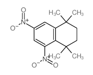 1,1,4,4-tetramethyl-5,7-dinitro-tetralin Structure