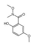 2-hydroxy-N,5-dimethoxy-N-methylbenzamide结构式