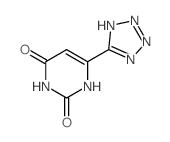 2,4(1H,3H)-Pyrimidinedione,6-(2H-tetrazol-5-yl)-结构式