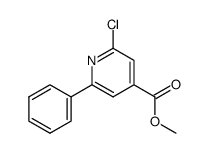 methyl 2-chloro-6-phenylpyridine-4-carboxylate结构式