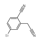 5-溴-2-氰基苯乙腈结构式