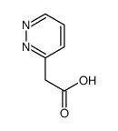 2-pyridazin-3-ylacetic acid Structure