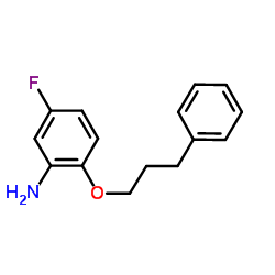 5-Fluoro-2-(3-phenylpropoxy)aniline结构式