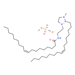 (Z,Z)-2-(8-heptadecenyl)-4,5-dihydro-1-methyl-3-[2-[(1-oxo-9-octadecenyl)amino]ethyl]-1H-imidazolium methyl sulphate picture