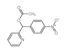 [(4-nitrophenyl)-pyridin-2-yl-methyl] acetate结构式