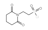 2-(2,6-Dioxo-piperidin-1-yl)-ethanesulfonyl chloride Structure