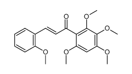 2,2',3',4',6'-pentamethoxychalcone结构式