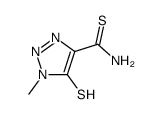 1H-1,2,3-Triazole-4-carbothioamide,5-mercapto-1-methyl-(9CI) structure