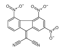 2-(2,4,5-trinitrofluoren-9-ylidene)propanedinitrile Structure