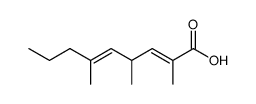 2,4,6-Trimethyl-2,5-nonadien-1-saeure结构式