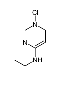 3-chloro-N-propan-2-yl-4H-pyrimidin-6-amine结构式