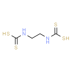 Dipotassium ethylene bis(dithiocarbamate) Structure