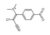 (Z)-1-cyano-2-(dimethylsulfonio)-2-(4-nitrophenyl)ethenolate Structure