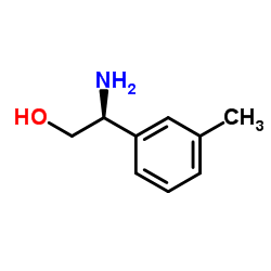 (S)-2-氨基-2-(间甲苯基)乙醇结构式