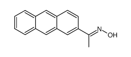 1-[2]anthryl-ethanone oxime Structure