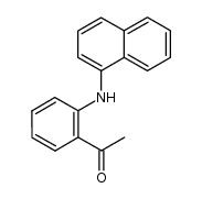 1-[2-(1-Naphthylamino)phenyl]ethanon Structure