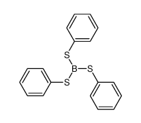 tris(phenylthio) borane结构式