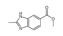 1H-Benzimidazole-5-carboxylicacid,2-methyl-,methylester(9CI)结构式