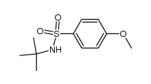 N-(4-methoxyphenylsulfonyl)-N-(tert-butyl)amine图片