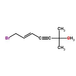 Methyl (5E)-7-bromo-2,2-dimethyl-5-hepten-3-ynoate Structure