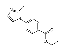 ethyl 4-(2-methylimidazol-1-yl)benzoate结构式