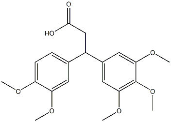 3-(3,4-dimethoxy-phenyl)-3-(3,4,5-trimethoxy-phenyl)-propionic acid图片