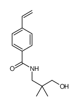 4-ethenyl-N-(3-hydroxy-2,2-dimethylpropyl)benzamide结构式