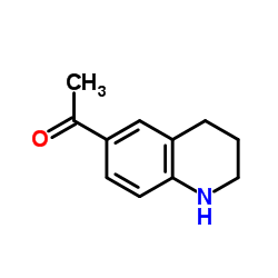 1-(1,2,3,4-四氢喹啉-6-基)乙酮结构式