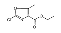 ethyl 2-chloro-5-methyloxazole-4-carboxylate结构式