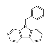9-benzyl-9H-pyrido(3,4-b)indole结构式