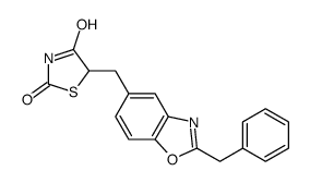 5-[(2-benzyl-1,3-benzoxazol-5-yl)methyl]-1,3-thiazolidine-2,4-dione Structure