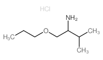 3-Methyl-1-propoxy-2-butanamine hydrochloride结构式