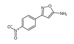 3-(4-硝基苯基)-5-氨基异噁唑结构式