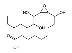 9,12,13-trihydroxy-10,11-epoxyoctadecanoic acid结构式