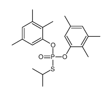 1,2,5-trimethyl-3-[propan-2-ylsulfanyl-(2,3,5-trimethylphenoxy)phosphoryl]oxybenzene结构式