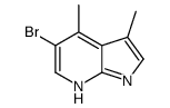 1H-Pyrrolo[2,3-b]pyridine, 5-bromo-3,4-dimethyl- Structure