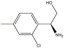 (2S)-2-AMINO-2-(2-CHLORO-4-METHYLPHENYL)ETHAN-1-OL结构式