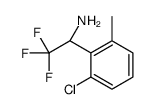 (1S)-1-(2-chloro-6-methylphenyl)-2,2,2-trifluoroethanamine Structure