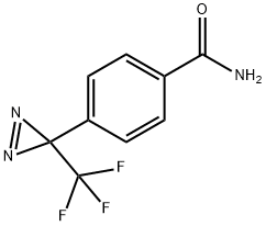 4-(3-(Trifluoromethyl)-3H-diazirin-3-yl)benzamide structure